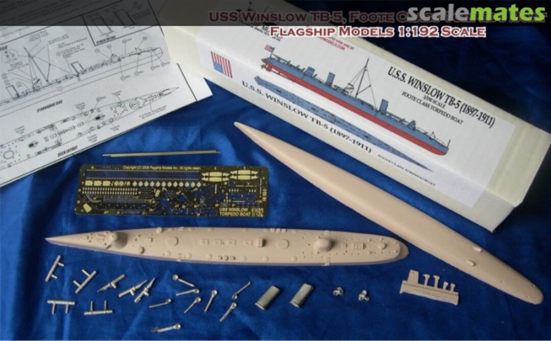 Boxart USS Winslow TB-5 Flagship Models Boxart USS Winslow TB-5 Flagship Models