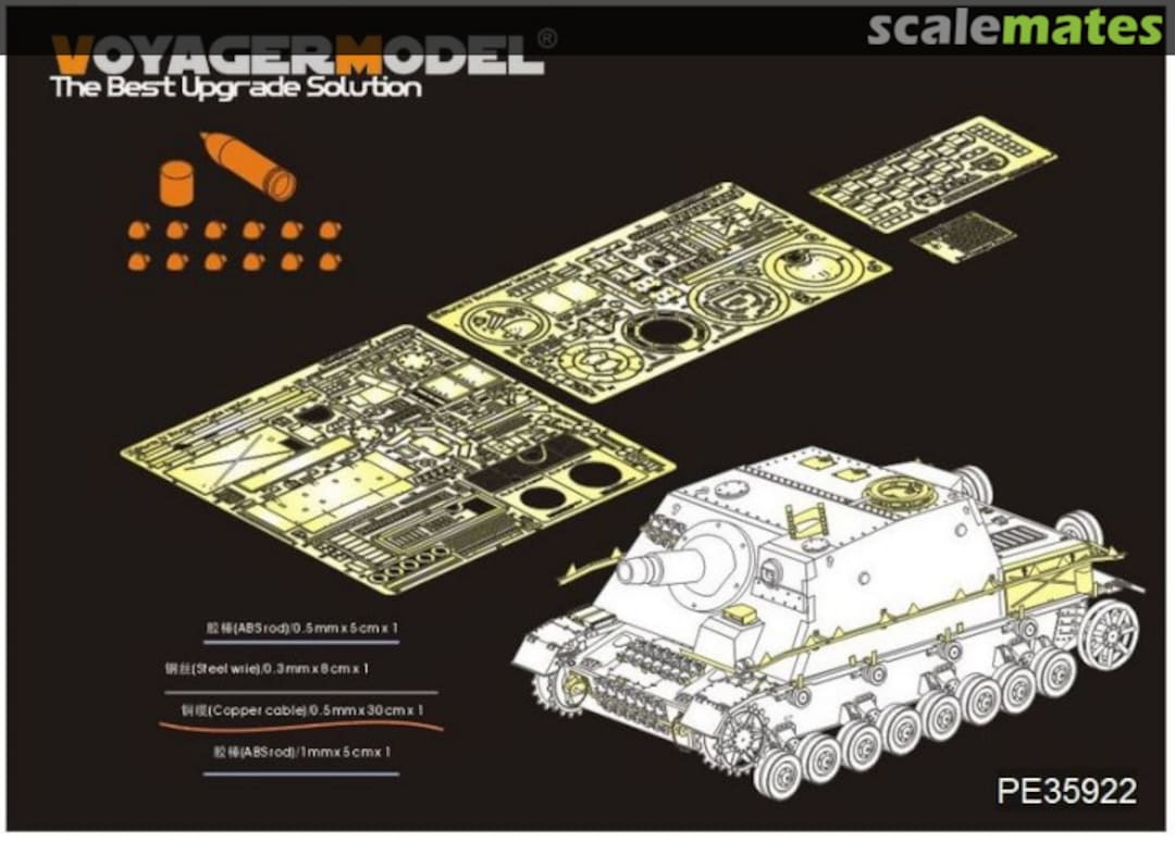 Boxart WWII German Sturmpanzer IV Brummbar Late Version Basic PE35922 Voyager Model Boxart WWII German Sturmpanzer IV Brummbar Late Version Basic PE35922 Voyager Model