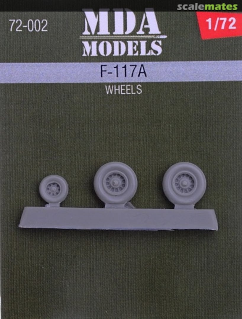 Boxart Wheels set for F-117A attack aircraft MDA72-002 MDA Models Boxart Wheels set for F-117A attack aircraft MDA72-002 MDA Models