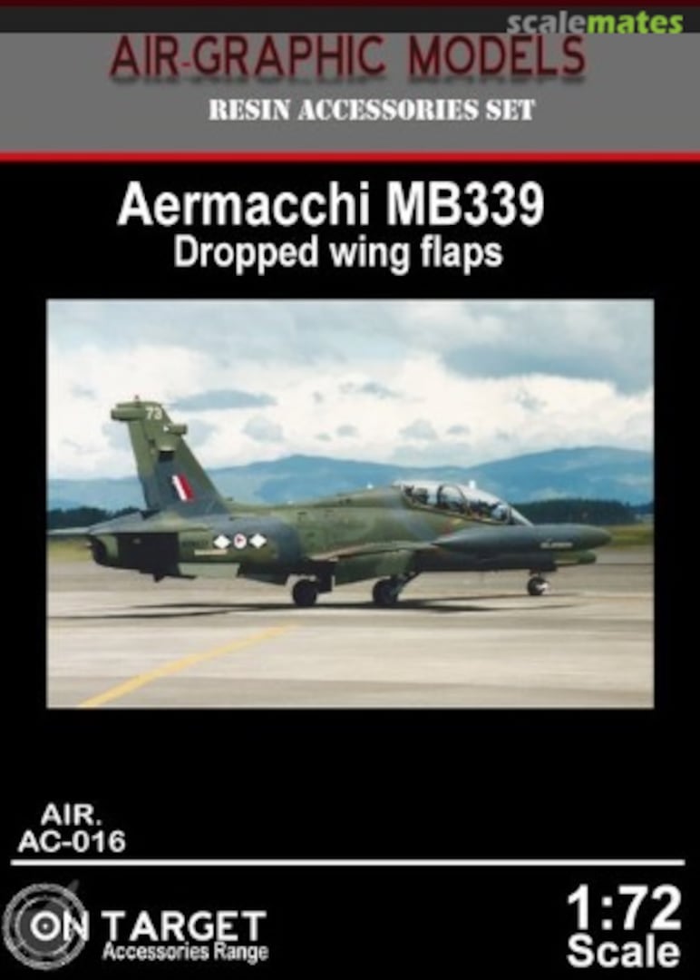 Boxart Aermacchi MB339 Dropped wing flaps AC-016 Air-Graphics Models Boxart Aermacchi MB339 Dropped wing flaps AC-016 Air-Graphics Models