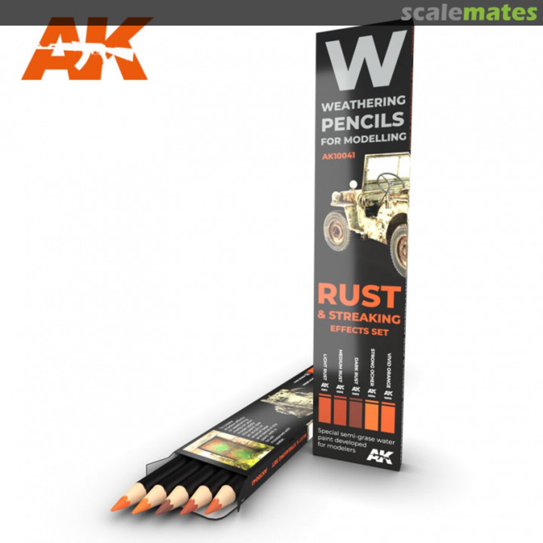 Boxart RUST & STREAKING Effects Set AK 10041 AK Interactive Boxart RUST & STREAKING Effects Set AK 10041 AK Interactive