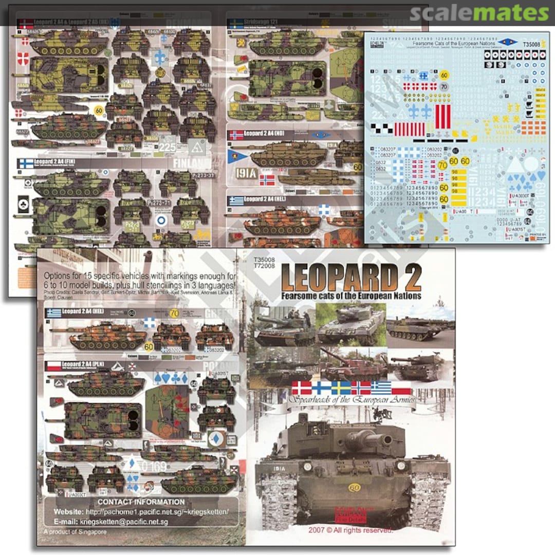 Boxart Leopard 2 T35008 Echelon Fine Details Boxart Leopard 2 T35008 Echelon Fine Details
