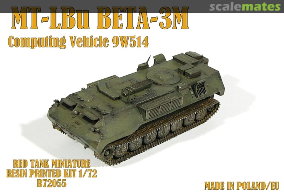 Boxart MT-LBu BETA-3M R72055 Red Tank Miniature