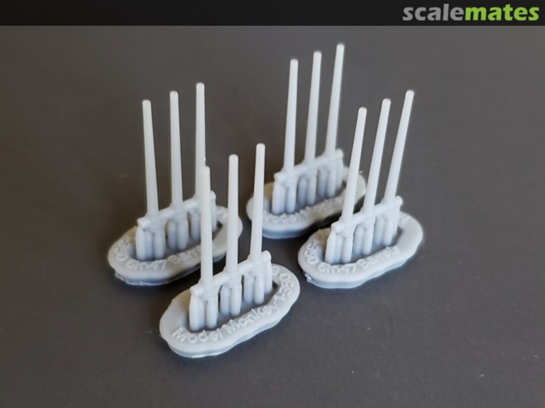 Boxart Barrels for Cleveland class Light Cruiser 6"/47 Turrets 350-CL55 barrels-4 Model Monkey Boxart Barrels for Cleveland class Light Cruiser 6"/47 Turrets 350-CL55 barrels-4 Model Monkey