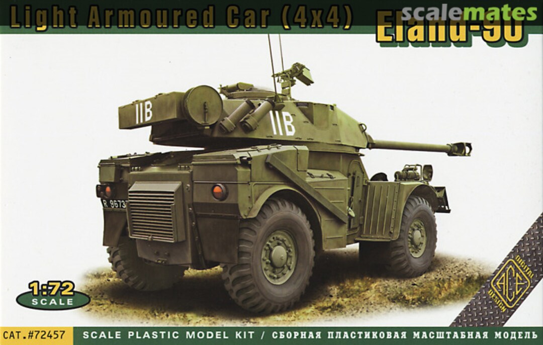 Boxart Eland-90 Light Armoured Car (4x4) 72457 ACE Boxart Eland-90 Light Armoured Car (4x4) 72457 ACE