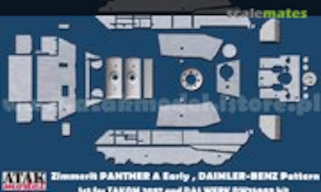 1:35 ZIMMERIT PANTHER A Early , DAIMLER-BENZ Pattern (Atak Model 35069-A) 35069-A
