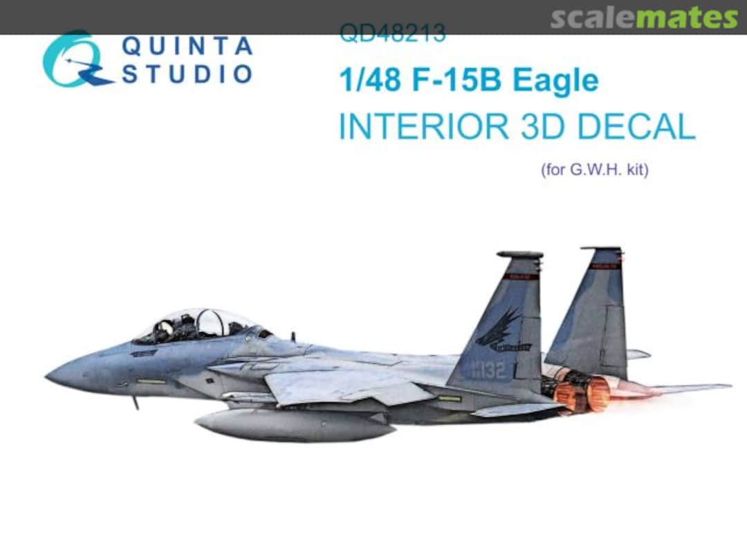 Boxart F-15B Eagle interior 3D decals QD48213 Quinta Studio Boxart F-15B Eagle interior 3D decals QD48213 Quinta Studio