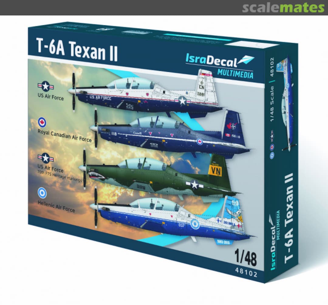 Boxart T-6A Texan II 48102 IsraDecal Studio Boxart T-6A Texan II 48102 IsraDecal Studio