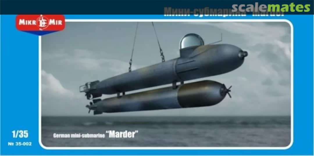 Boxart Mini submarine "Marder" 35-002 MikroMir Boxart Mini submarine "Marder" 35-002 MikroMir