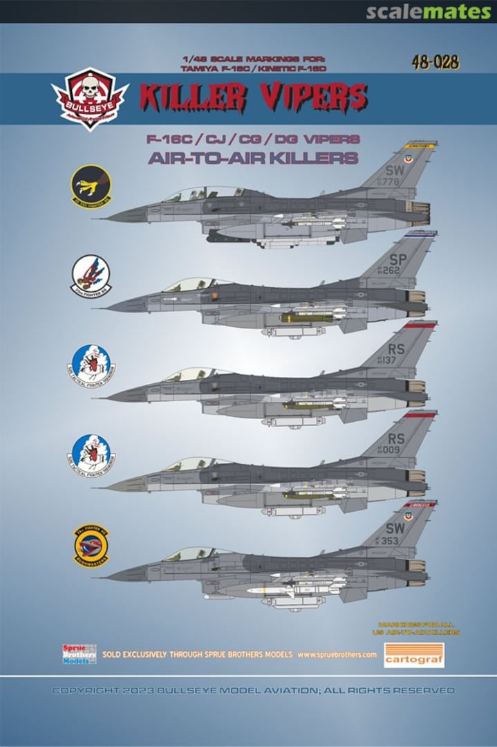 Boxart Killer Vipers 48-028 Bullseye Model Aviation