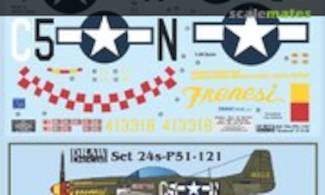 1:24 “Frenesi” P-51D (Draw Decal 24-P51-121) 24-P51-121