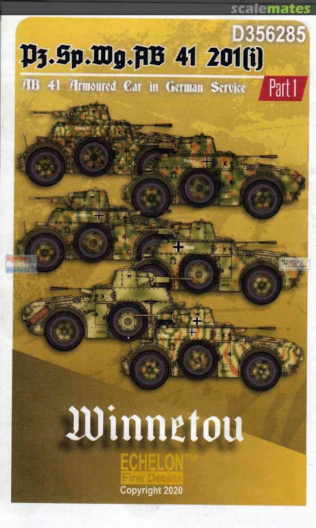 Boxart Pz.Sp.Wg.AB 41 201(i) D356285 Echelon Fine Details Boxart Pz.Sp.Wg.AB 41 201(i) D356285 Echelon Fine Details