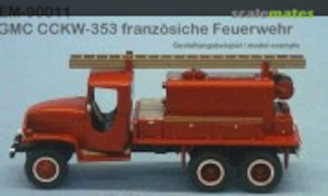 GMC CCKW-353 French firefighter vehicle (MR Modellbau EM-90011)