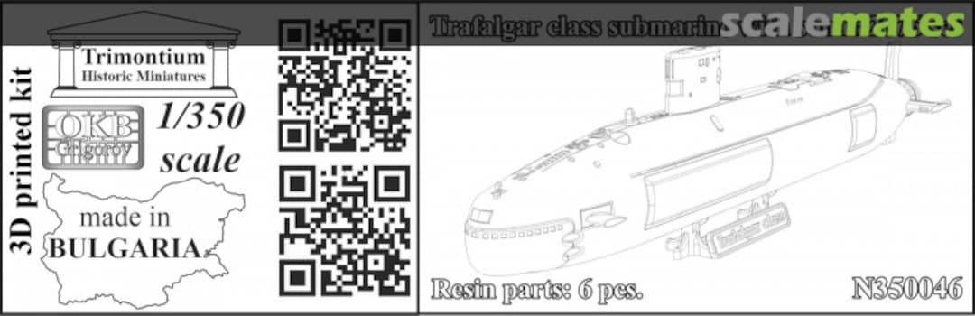Boxart Trafalgar class submarine N350046 OKB Grigorov Boxart Trafalgar class submarine N350046 OKB Grigorov