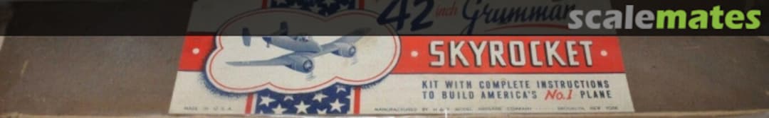 Boxart Grumman XF5F Skyrocket  H&F Model Airplane Company
