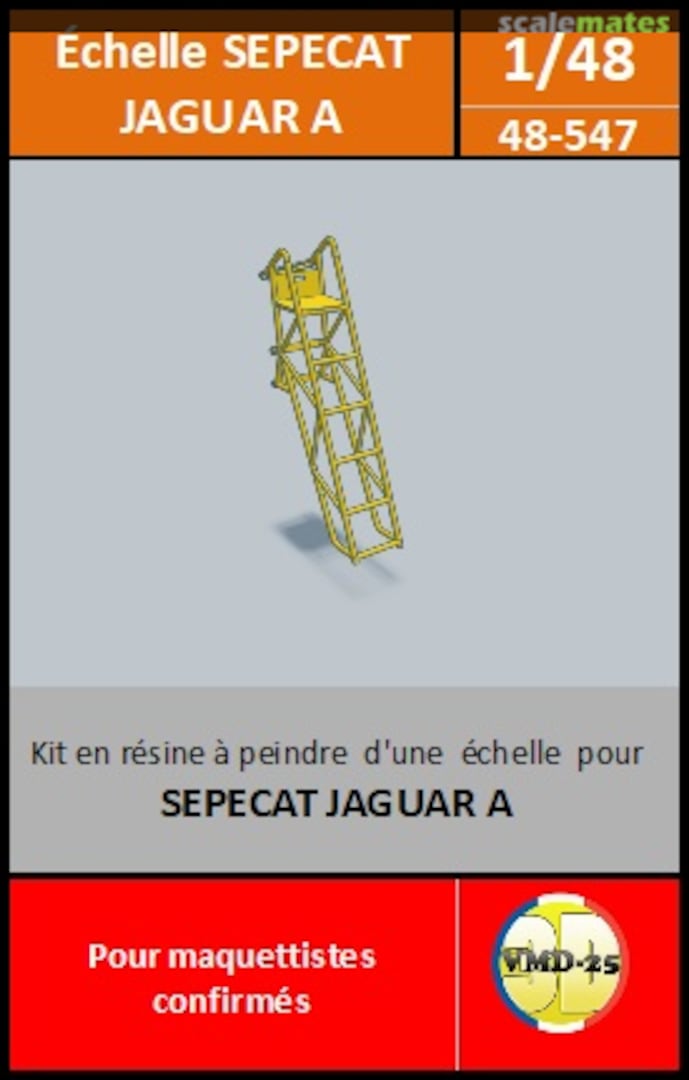 Boxart Echelle de servitude SEPECAT JAGUAR A 48-547 VMD25_3D Boxart Echelle de servitude SEPECAT JAGUAR A 48-547 VMD25_3D