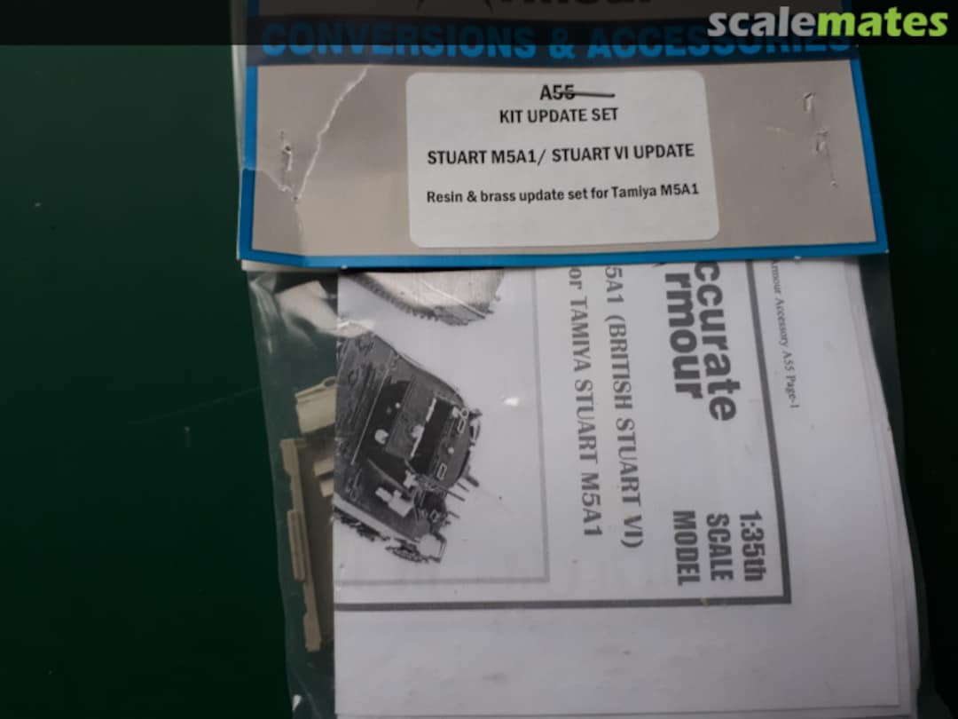 Boxart Stuart M5A1 Upgrade ~Tamiya~ A055 Accurate Armour Boxart Stuart M5A1 Upgrade ~Tamiya~ A055 Accurate Armour