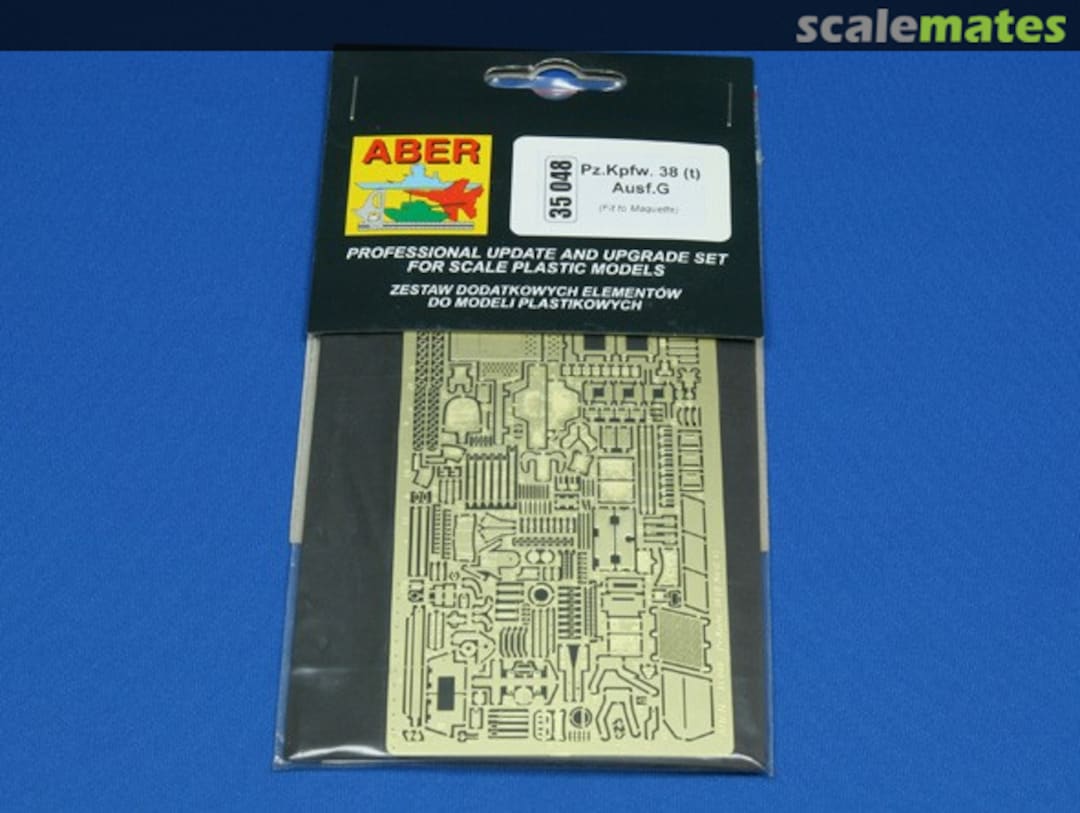 Boxart Pz.Kpfw. 38 (t) Ausf.G -Maquette Model- 35048 Aber Boxart Pz.Kpfw. 38 (t) Ausf.G -Maquette Model- 35048 Aber