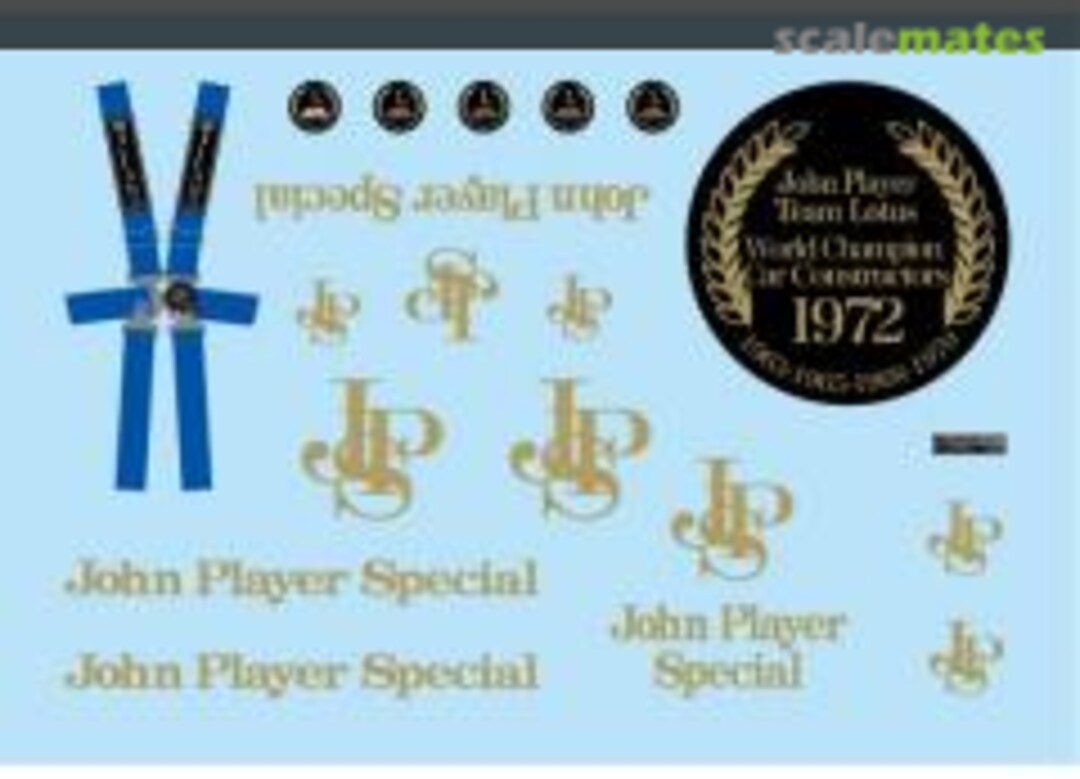 Boxart Lotus 72 Sponsorship Decal FE-0038 F'artefice Boxart Lotus 72 Sponsorship Decal FE-0038 F'artefice