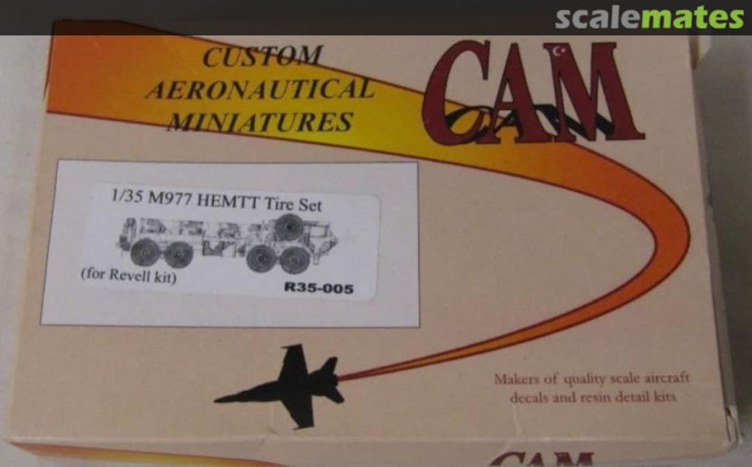 Boxart M977 HEMTT Tire Set R35-005 CAM Boxart M977 HEMTT Tire Set R35-005 CAM