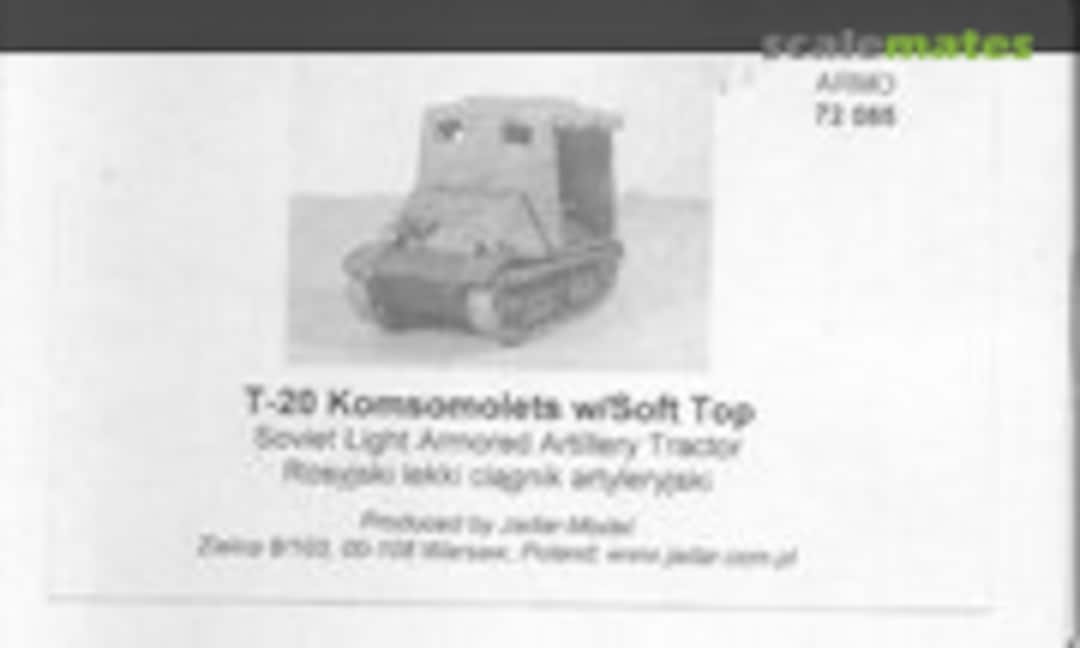 1:72 T-20 Komsomolets (Armo 72085)