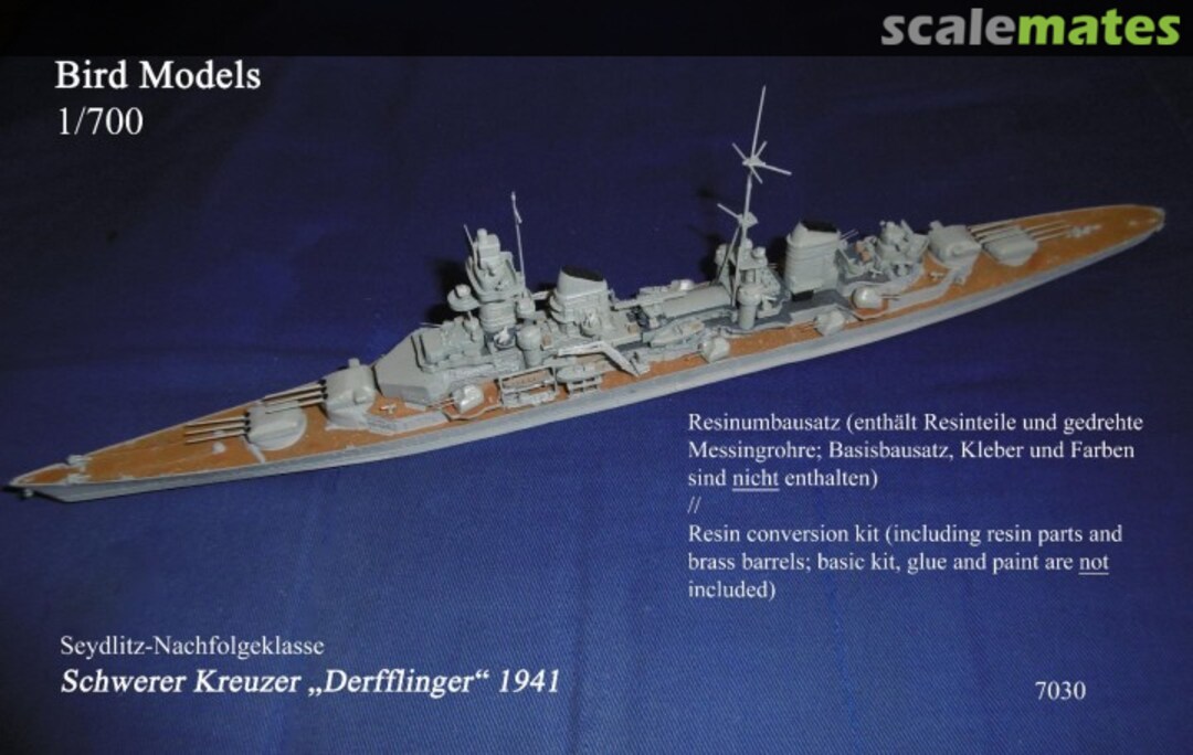 Boxart Schwerer Kreuzer Derfflinger 1941 7030 Bird Models Boxart Schwerer Kreuzer Derfflinger 1941 7030 Bird Models