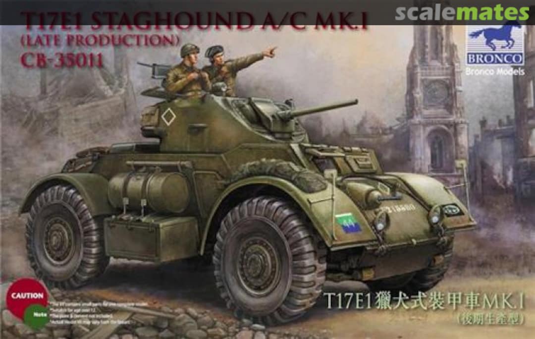 Boxart T17E1 Staghound A/C Mk.I CB35011 Bronco Boxart T17E1 Staghound A/C Mk.I CB35011 Bronco