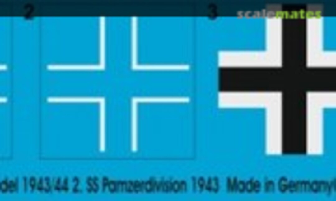 1:16 T34/76 Model 1943/44, 2. SS Panzerdivision (Peddinghaus-Decals EP 2401) EP 2401