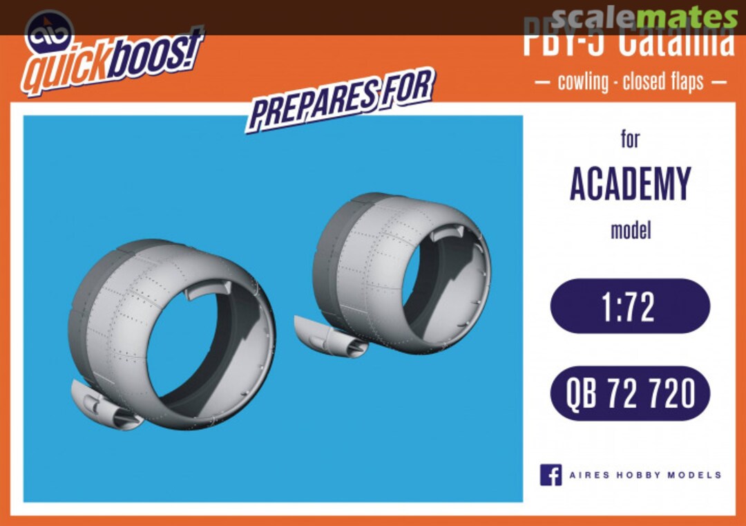 Boxart PBY-5 Catalina Cowling QB 72 720 Quickboost Boxart PBY-5 Catalina Cowling QB 72 720 Quickboost