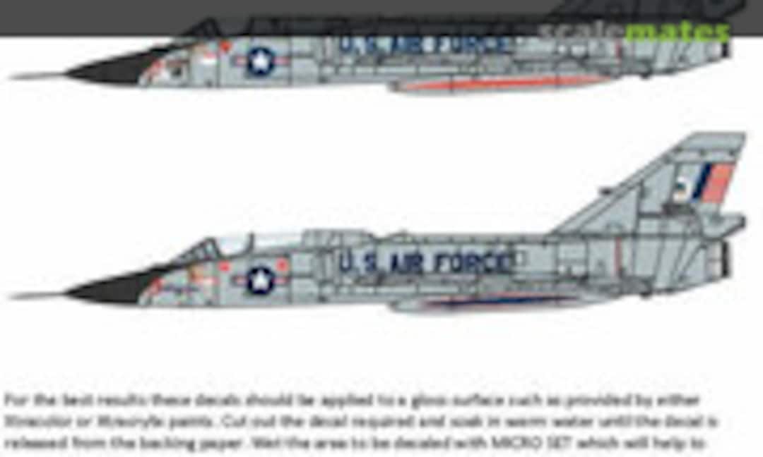 1:72 Convair F-106A/B Delta Dart Pt 2 (Xtradecal X72247) X72247