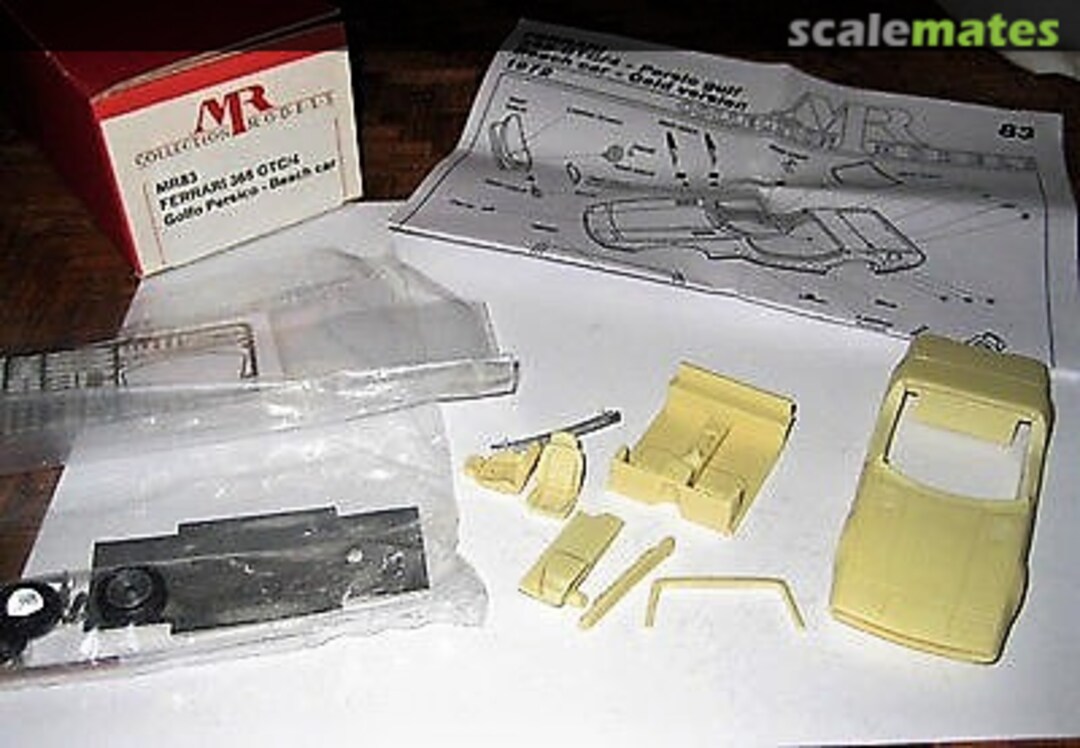 Boxart Ferrari 365 GTC/4 "Beach Car" MR 83 MR Collection Models Boxart Ferrari 365 GTC/4 "Beach Car" MR 83 MR Collection Models