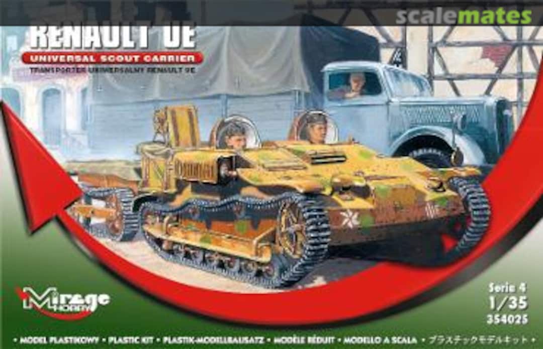 Boxart Renault UE 2 Universal Scout Carrier 354025 Mirage Hobby Boxart Renault UE 2 Universal Scout Carrier 354025 Mirage Hobby