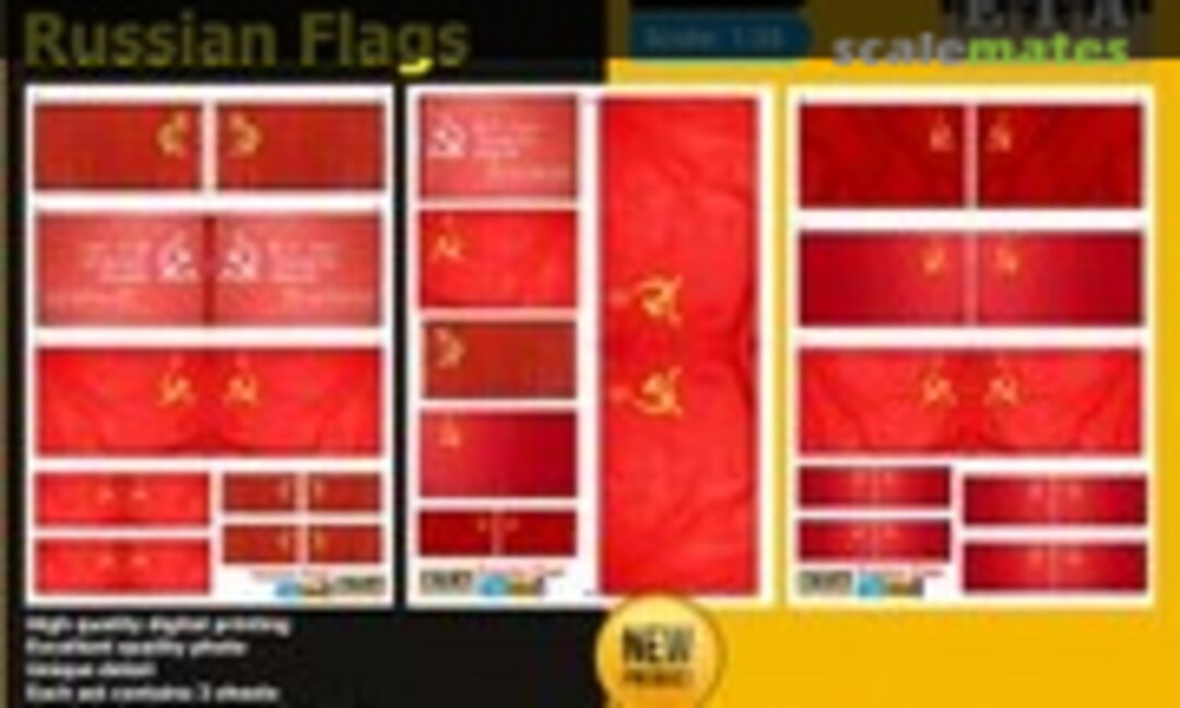 1:35 Russian Flags (ETA Diorama Accessories 524) 524