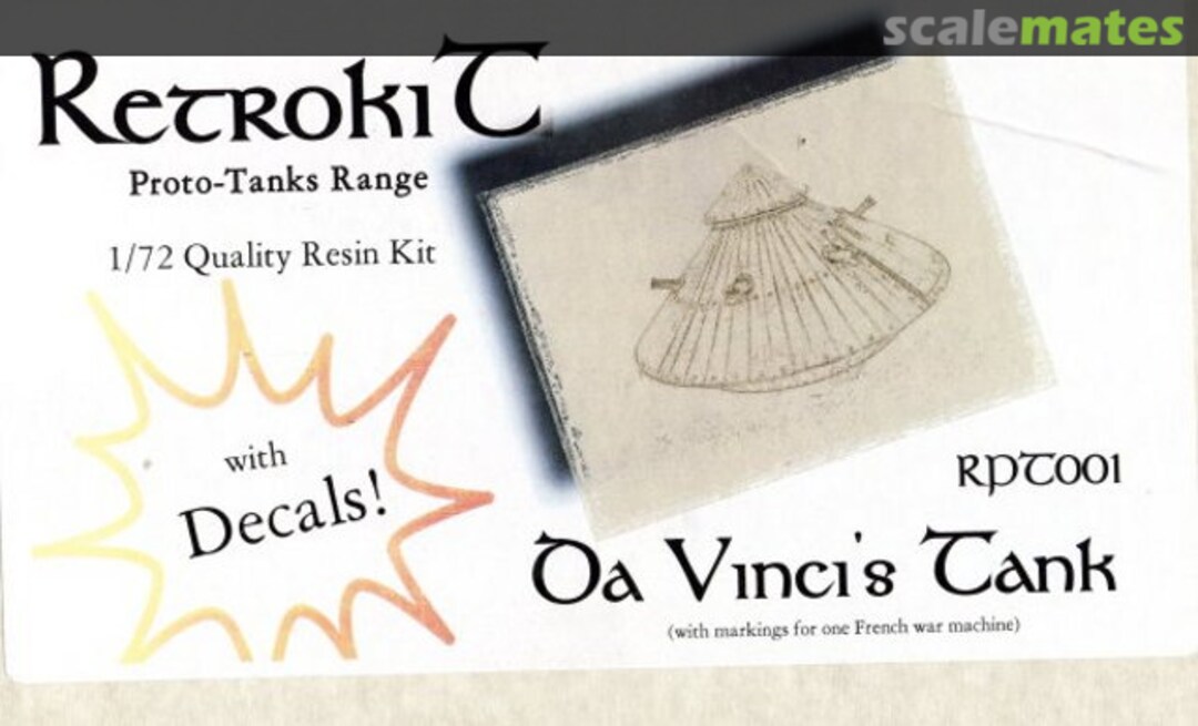 Boxart Da Vinci's tank RPT001 RetrokiT