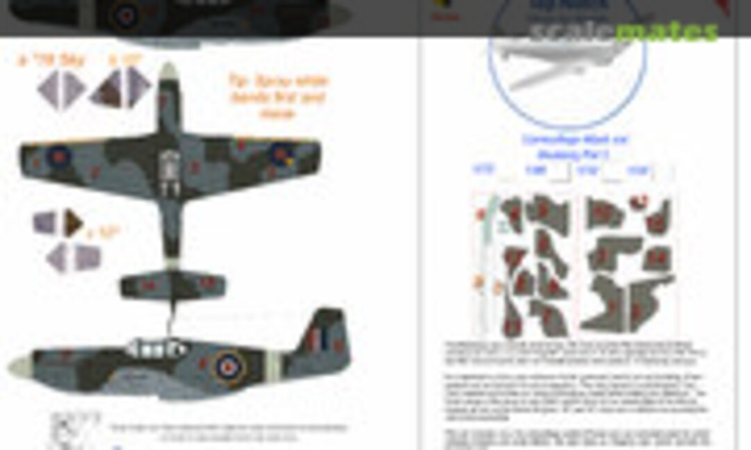 1:24 Mustang Pattern C Camo (TopNotch TMN24-M82) TMN24-M82
