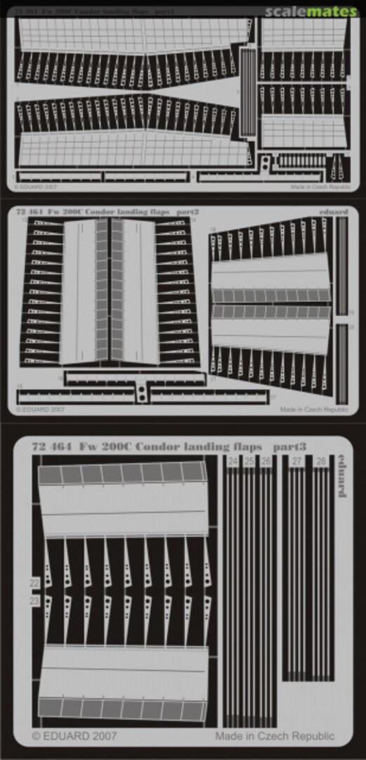 Boxart Focke-Wulf Fw 200C Condor - PE Landing Flaps 72464 Eduard Boxart Focke-Wulf Fw 200C Condor - PE Landing Flaps 72464 Eduard