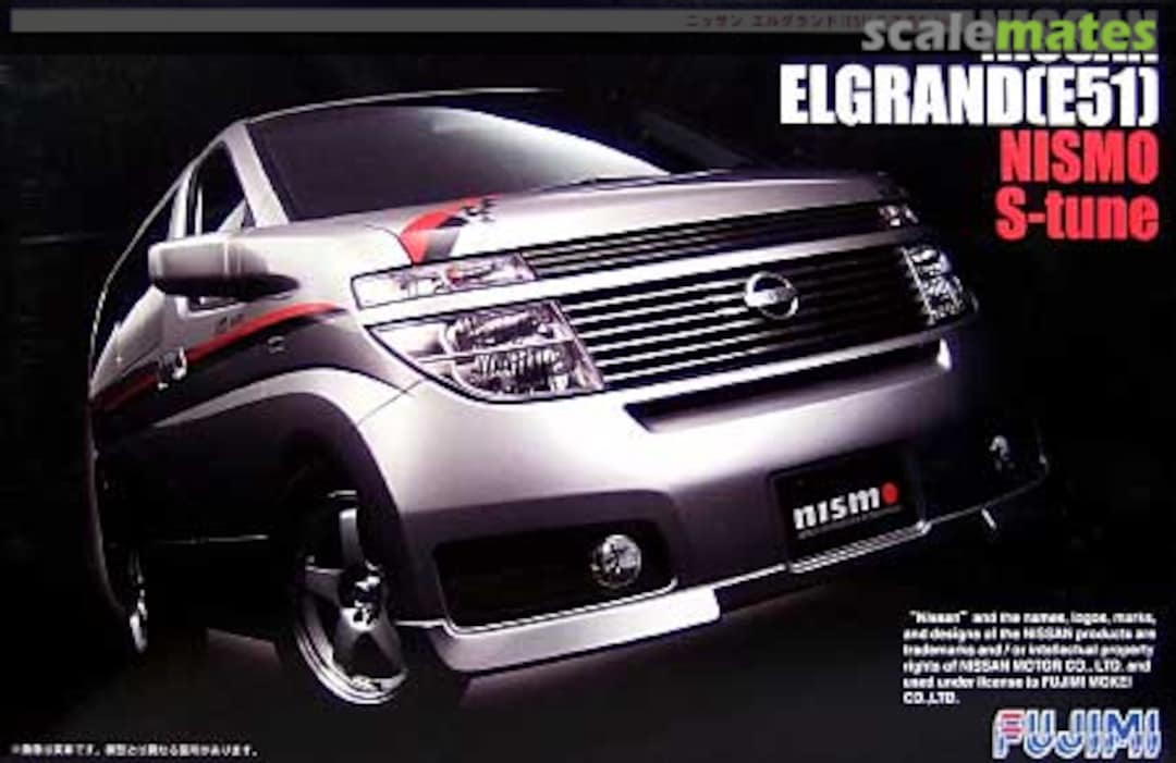 Boxart Nissan Elgrand (E51) Nismo S-tune 03770 Fujimi Boxart Nissan Elgrand (E51) Nismo S-tune 03770 Fujimi