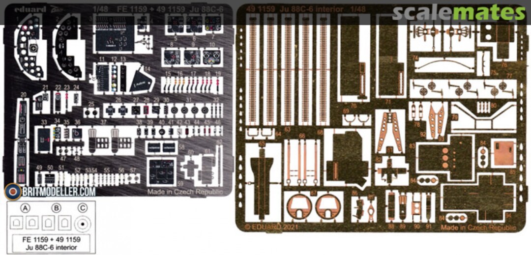 Boxart Ju 88C-6 Interior 491159 Eduard Boxart Ju 88C-6 Interior 491159 Eduard