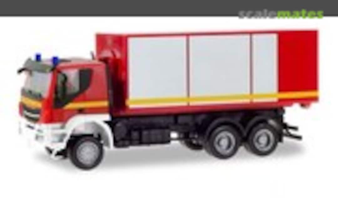 1:87 Iveco Trakker Wechsellader-LKW &quot;Feuerwehr&quot; (Herpa 094610)