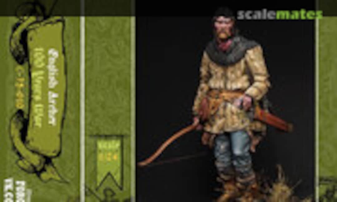 75mm English Archer (Medieval Forge Miniatures C-75-010) C-75-010