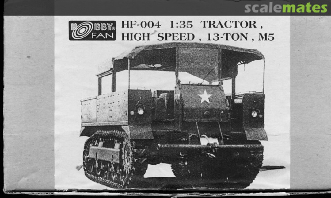 Boxart Tractor High Speed , 13-Ton , M5 HF004 Hobby Fan Boxart Tractor High Speed , 13-Ton , M5 HF004 Hobby Fan