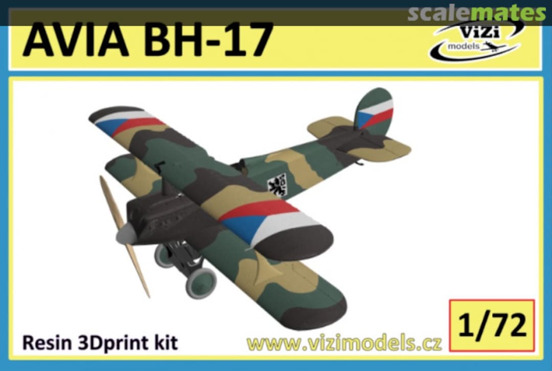 Boxart Avia BH-17 VZ72012 ViZi models Boxart Avia BH-17 VZ72012 ViZi models