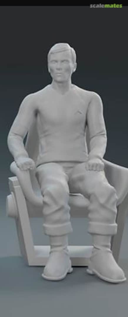 Boxart Sulu seated CSM-110-14 Cozmic Scale Models Boxart Sulu seated CSM-110-14 Cozmic Scale Models