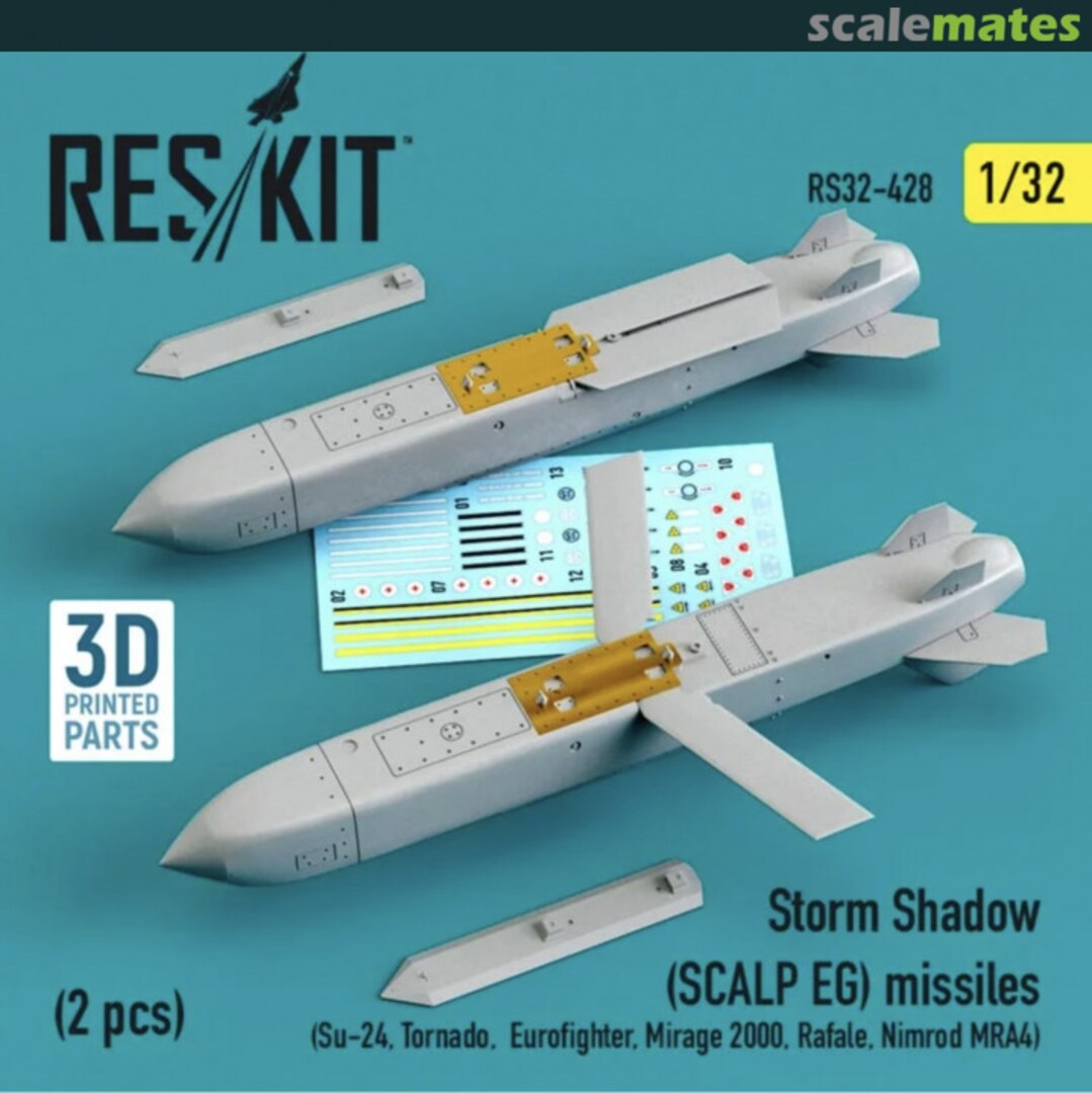 Boxart Storm Shadow (SCALP EG) Missiles RS32-0428 ResKit Boxart Storm Shadow (SCALP EG) Missiles RS32-0428 ResKit