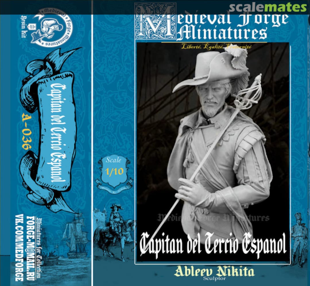 Boxart Capitán del Tercio Español A-036 Medieval Forge Miniatures Boxart Capitán del Tercio Español A-036 Medieval Forge Miniatures