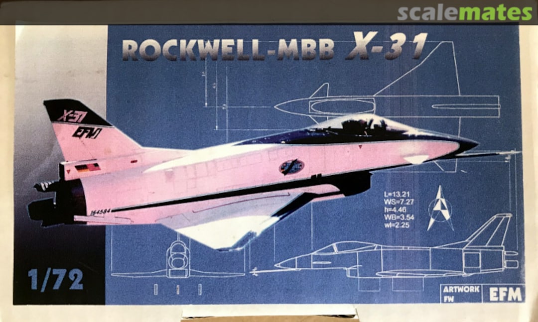 Boxart Rockwell/MBB X-31 EFM Sharkit Boxart Rockwell/MBB X-31 EFM Sharkit