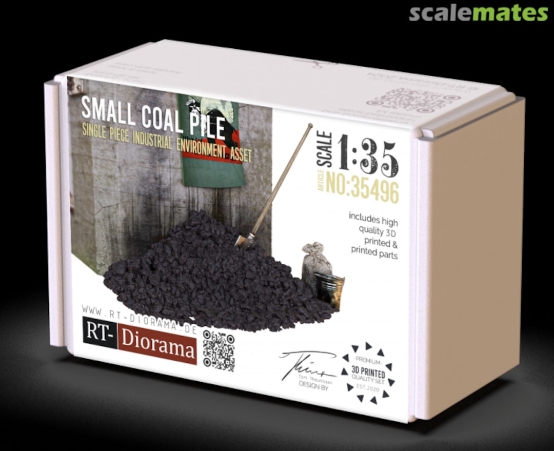 Boxart Small Coal Pile / kleiner Kohlenhaufen 35496 RT-Diorama Boxart Small Coal Pile / kleiner Kohlenhaufen 35496 RT-Diorama