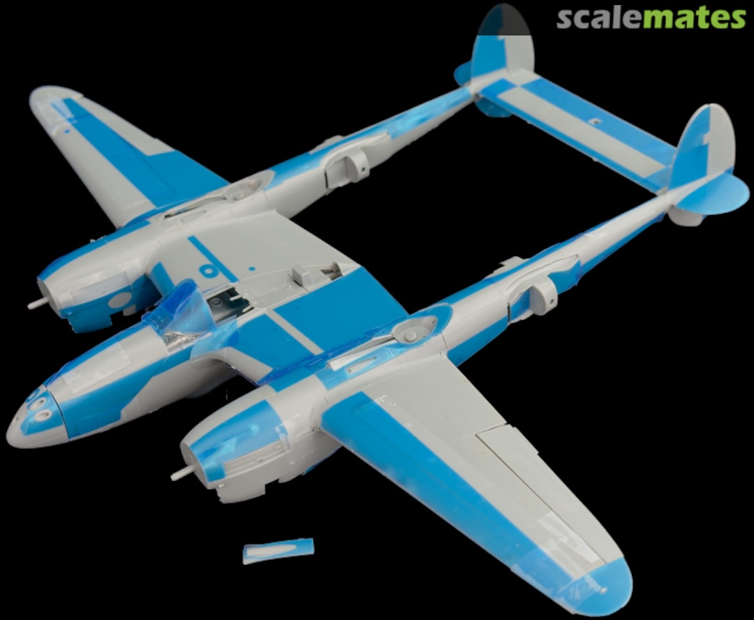 Boxart P-38J Lightning Panel Masks for Tamiya HAD48063 Hawaiian Air Depot