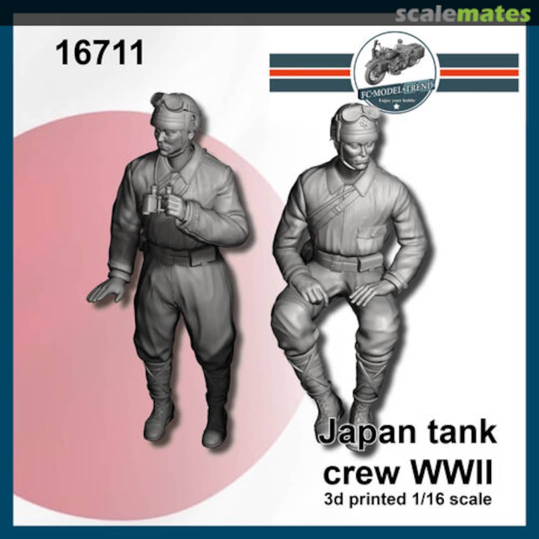 Boxart Japanese WWII Tank Crew (2 Figures / 3D-Printed) 16711 FC Model Trend Boxart Japanese WWII Tank Crew (2 Figures / 3D-Printed) 16711 FC Model Trend