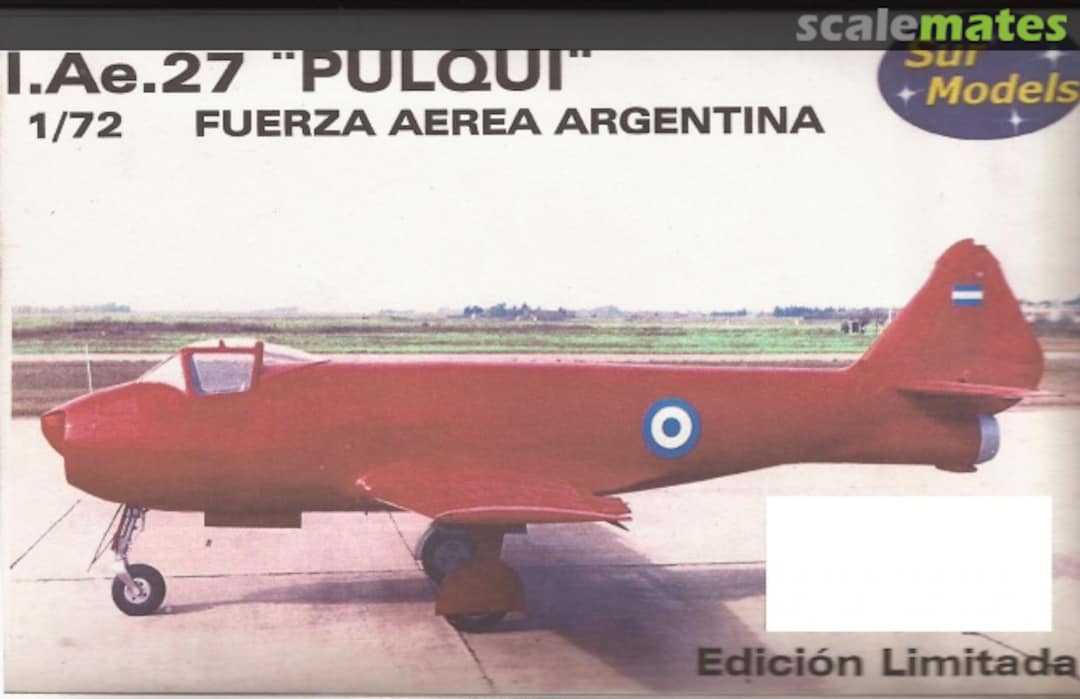 Boxart I.Ae.27 "PULQUI" 01 Sur Models